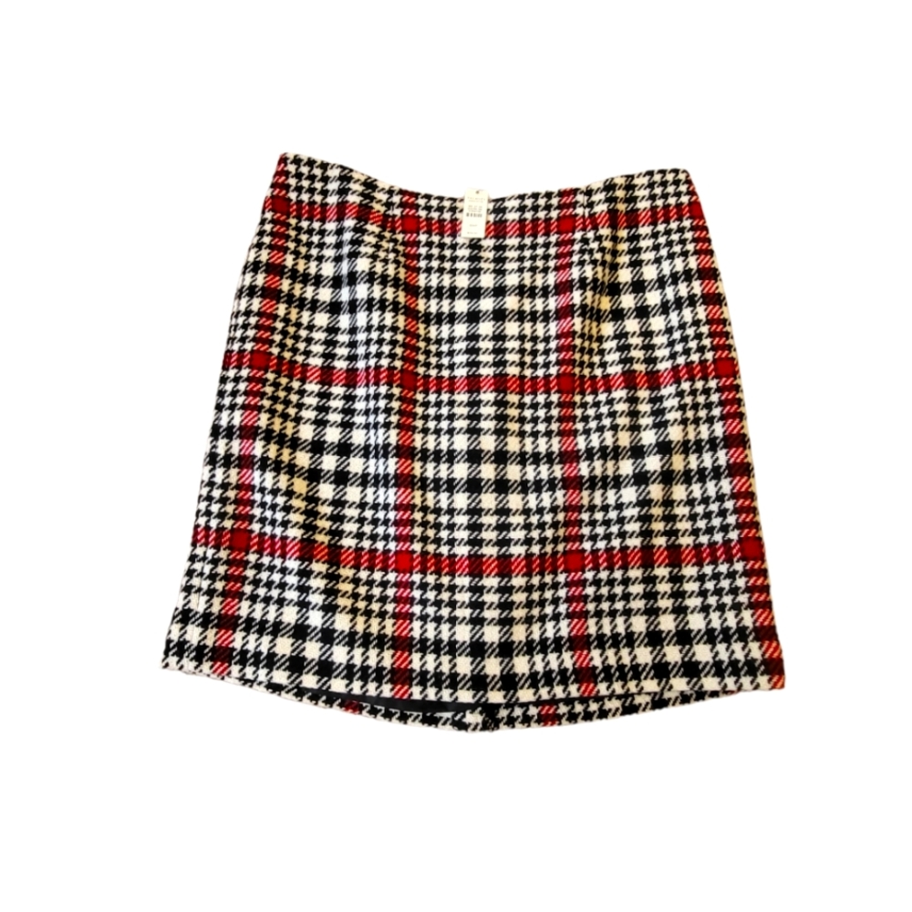 NWT Talbots Women's Wool Blend Skirt  Plaid Lined Size 18WP New